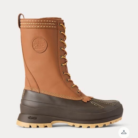 Polo Ralph Lauren RL Guide Dry Goods Logan Duck Boots Men's Size US 8 # 653782 - Picture 1 of 11
